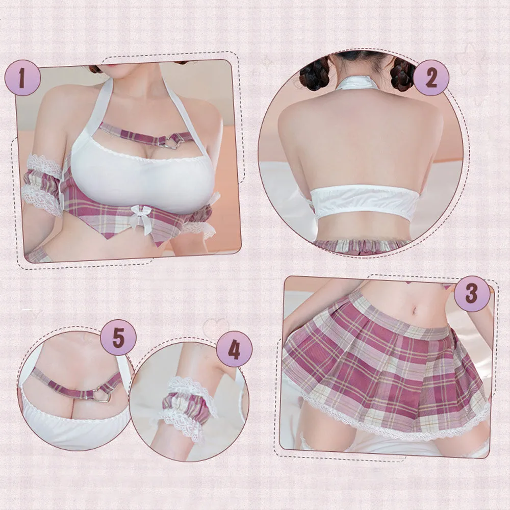 Anime Asian Cosplay Skirt Set