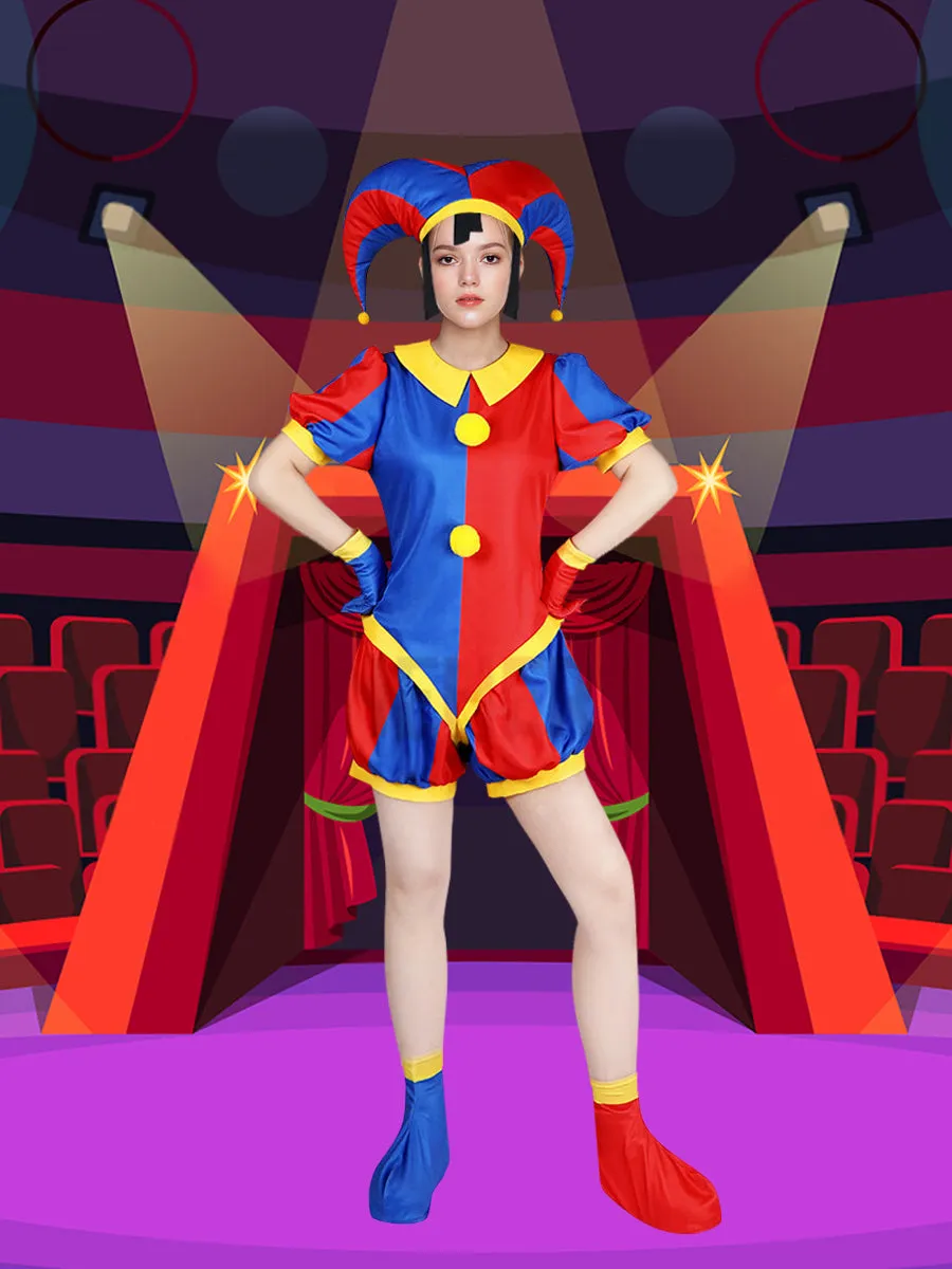 Anime Jester Cosplay Romper