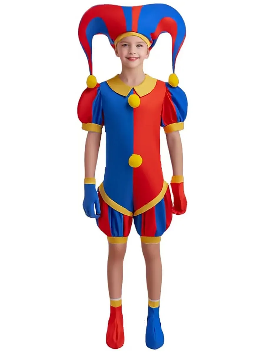 Anime Jester Cosplay Romper