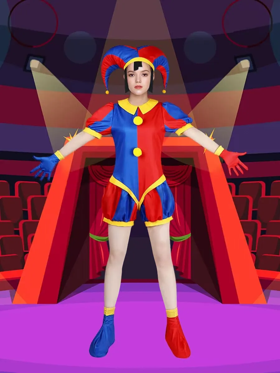 Anime Jester Cosplay Romper