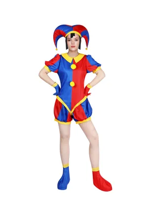 Anime Jester Cosplay Romper