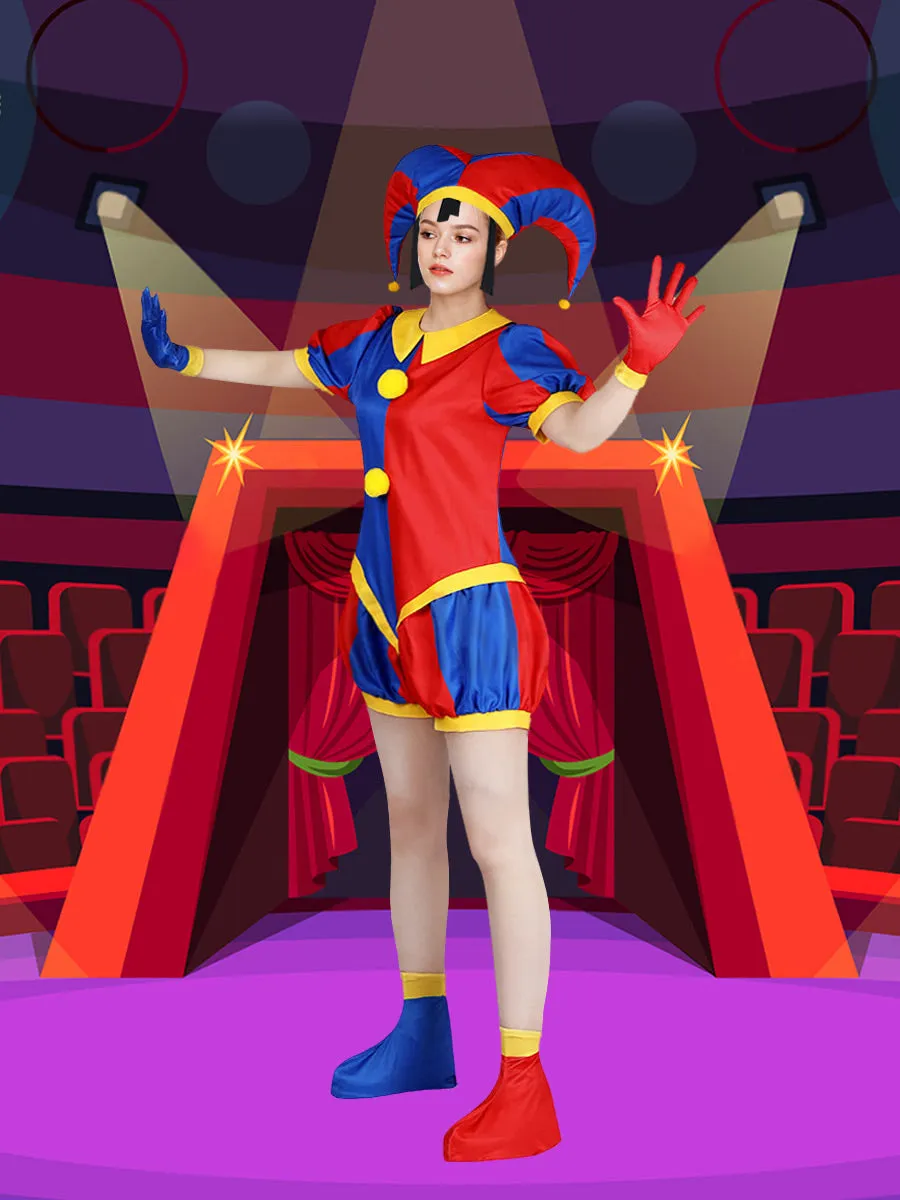 Anime Jester Cosplay Romper