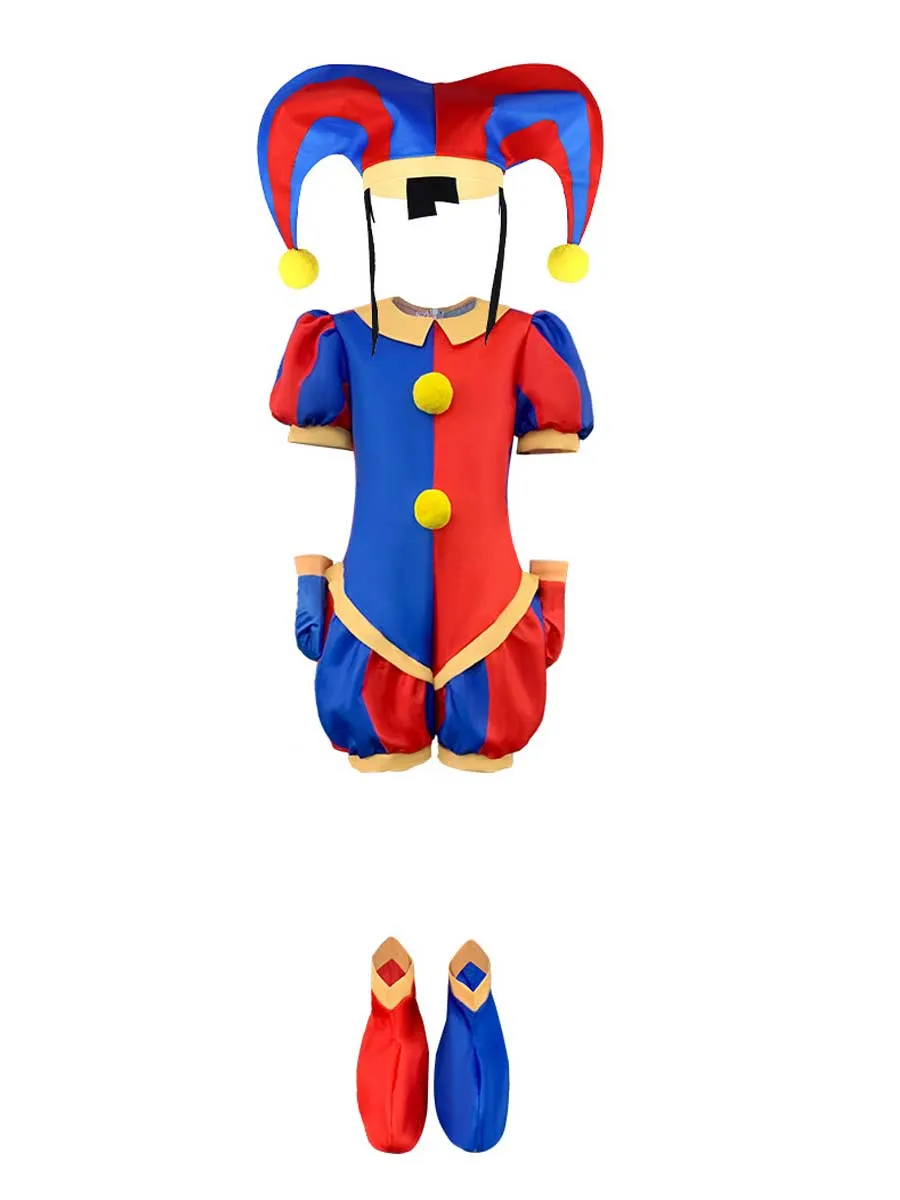 Anime Jester Cosplay Romper