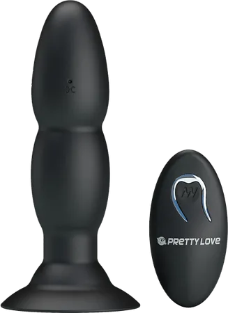 Beaded For Extra Pleasure Remote Butt Plug