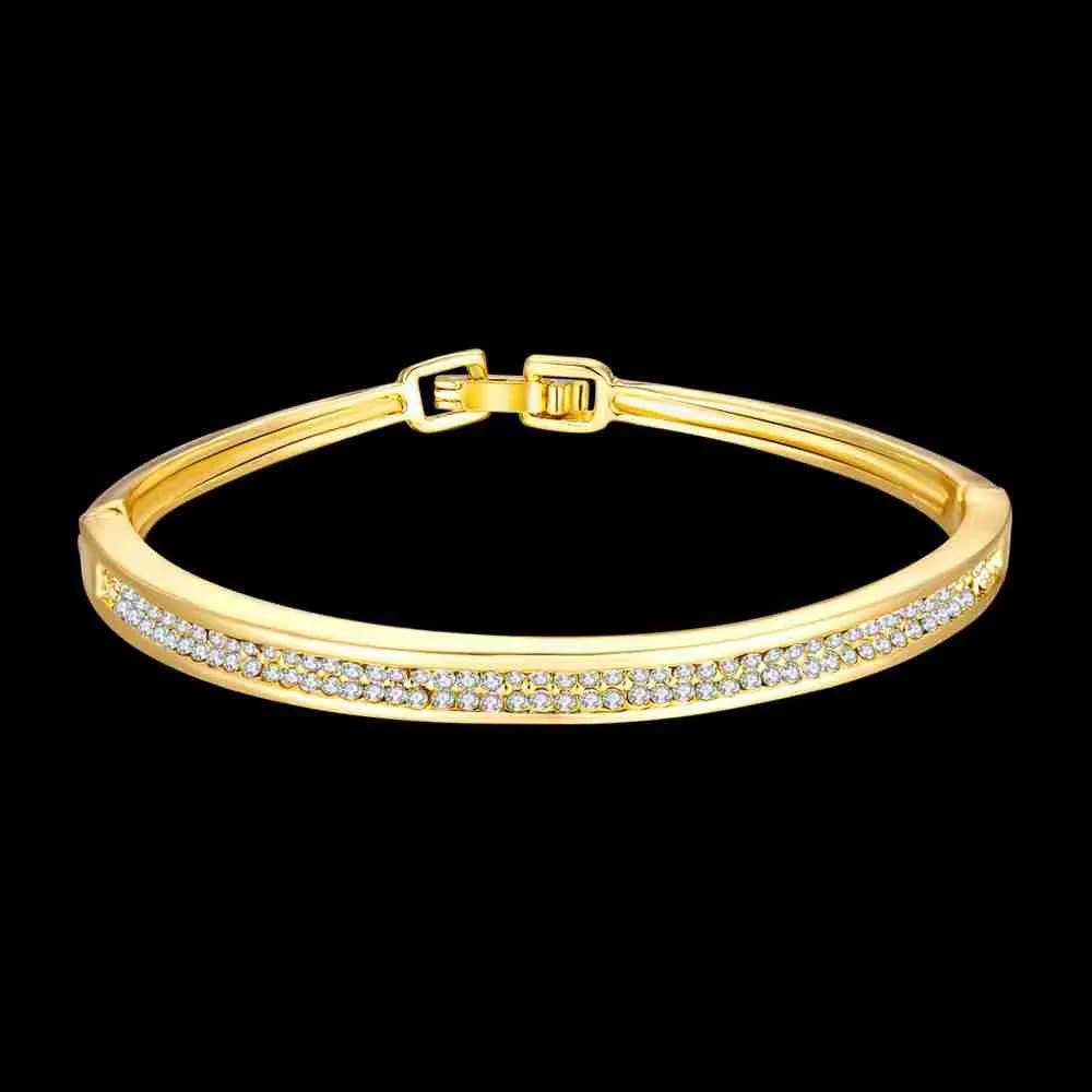 best friends acessorios para mulher bangles Fine crystal connected women bracelet Hand Madeball HBZ 7 ELY