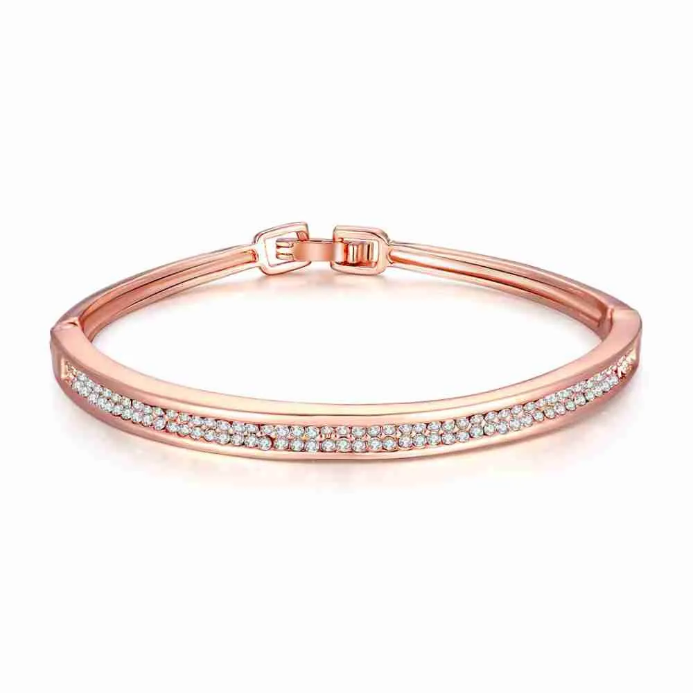 best friends acessorios para mulher bangles Fine crystal connected women bracelet Hand Madeball HBZ 7 ELY