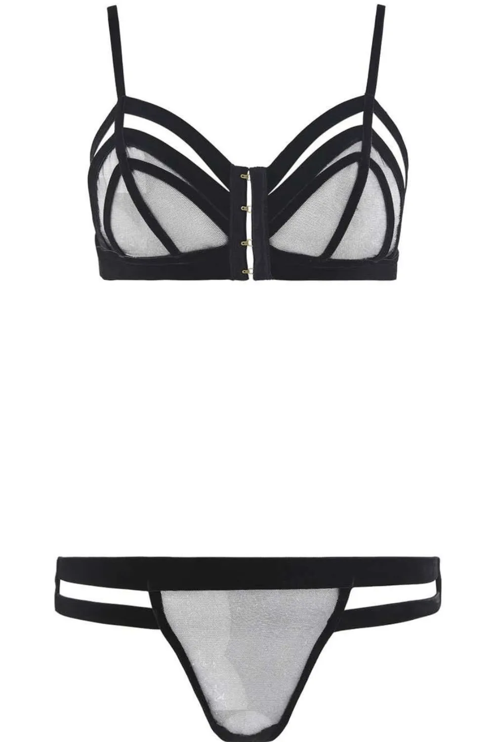 Bote  Dsir Liens de Velours Bra & Thong