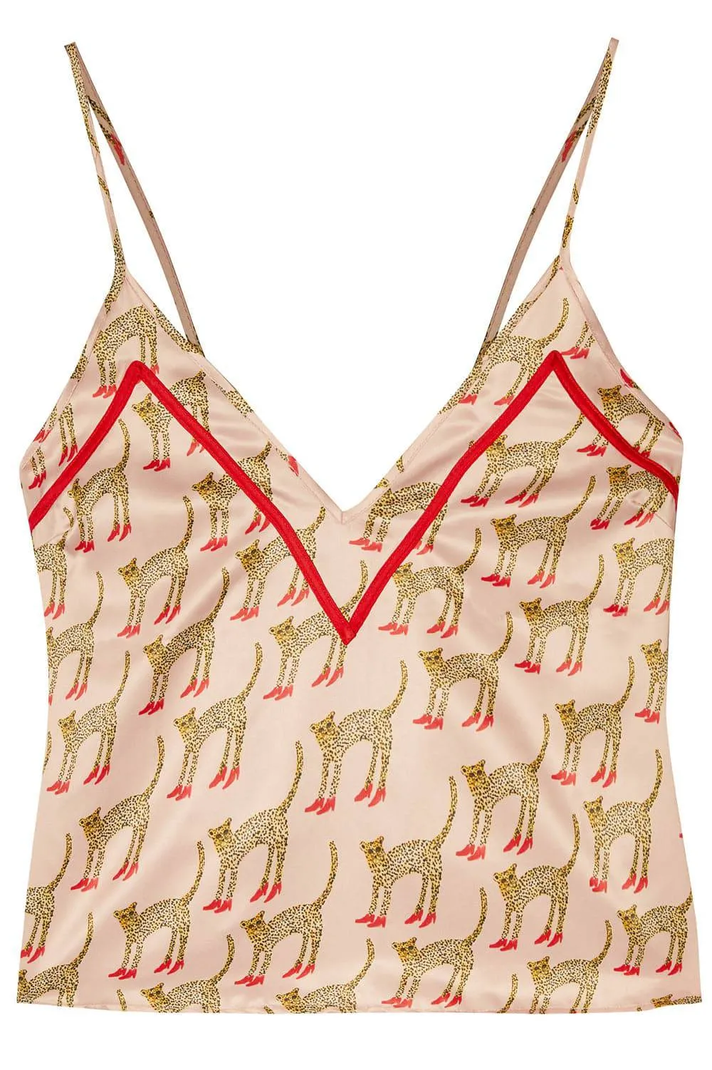 Bouffants Cheetah Camisole. Size UK 12