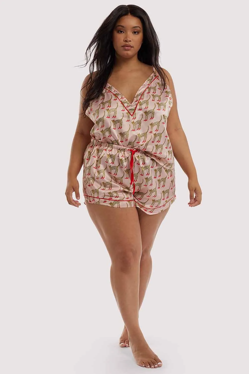 Bouffants Cheetah Camisole. Size UK 12