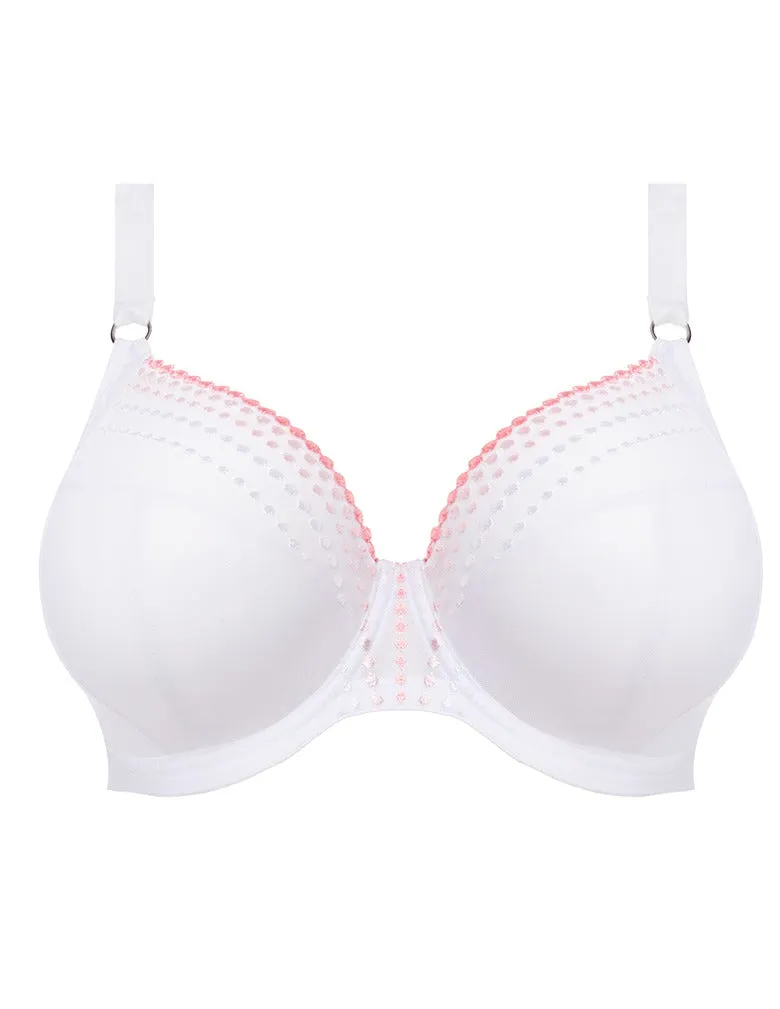 Elomi Matilda EL8900 White Underwire Plunge Bra