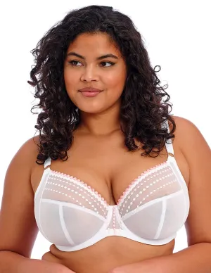 Elomi Matilda EL8900 White Underwire Plunge Bra