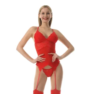 Georgina Corset Red