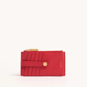 Hammitt 210 West Wallet Poppy Red/Brushed Gold