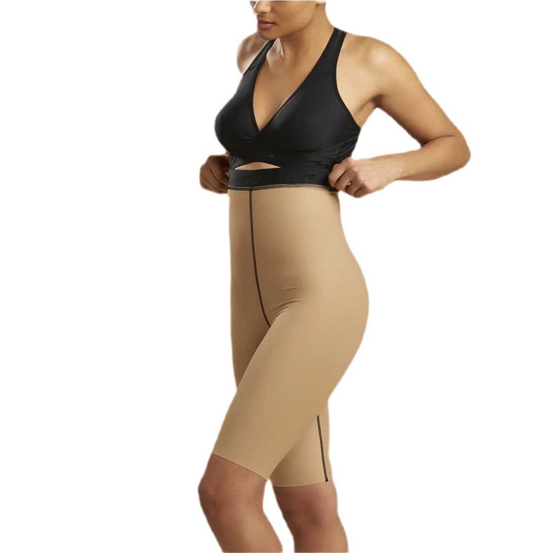 High-Waist Zipperless Girdle - Short Length LGS2