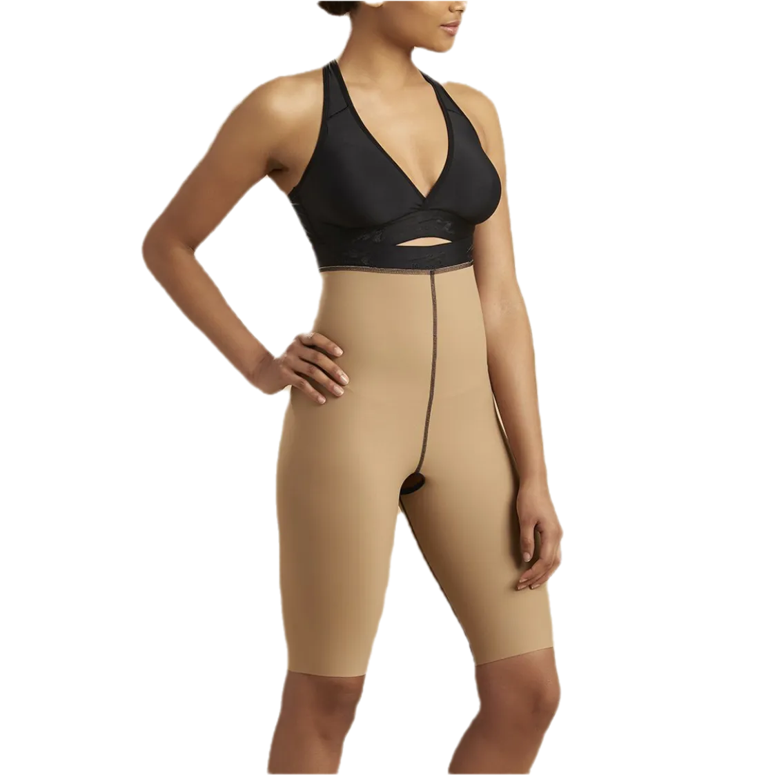 High-Waist Zipperless Girdle - Short Length LGS2