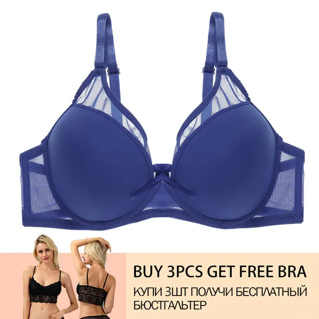Hot Women Bra Push Up Bra For Women Sexy Cover B C Cup Bras 2019 Solid Seamless Bralette Top Lingerie Ultrathin Female Underwear