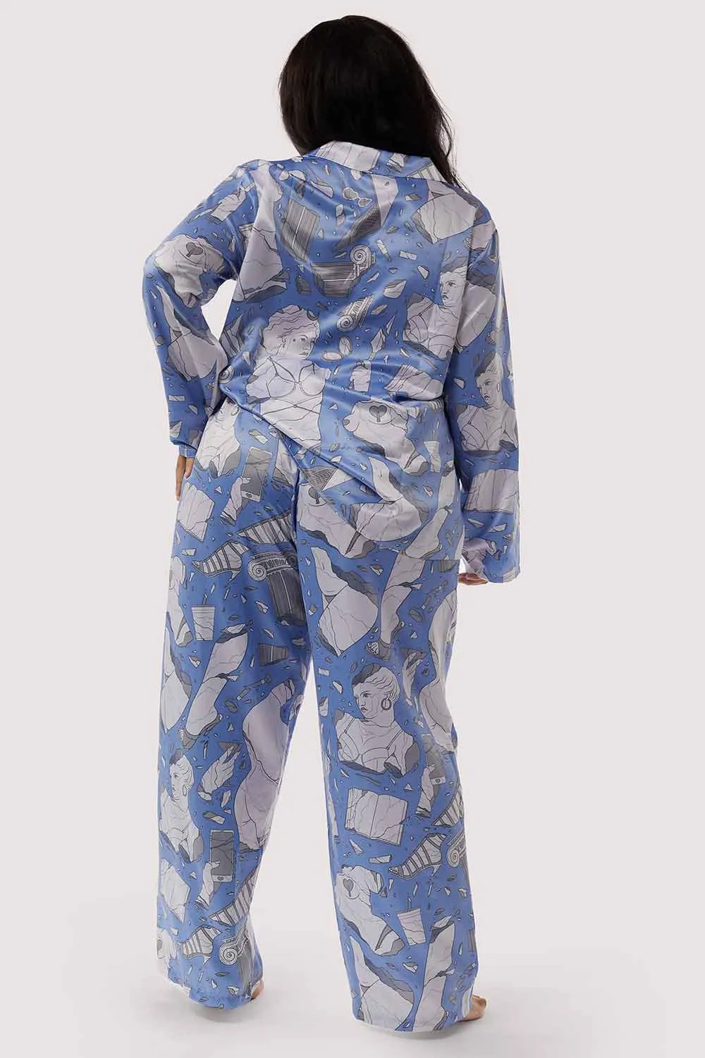 Logan Spector Statues Long Pyjama Shirt. . Size UK 16