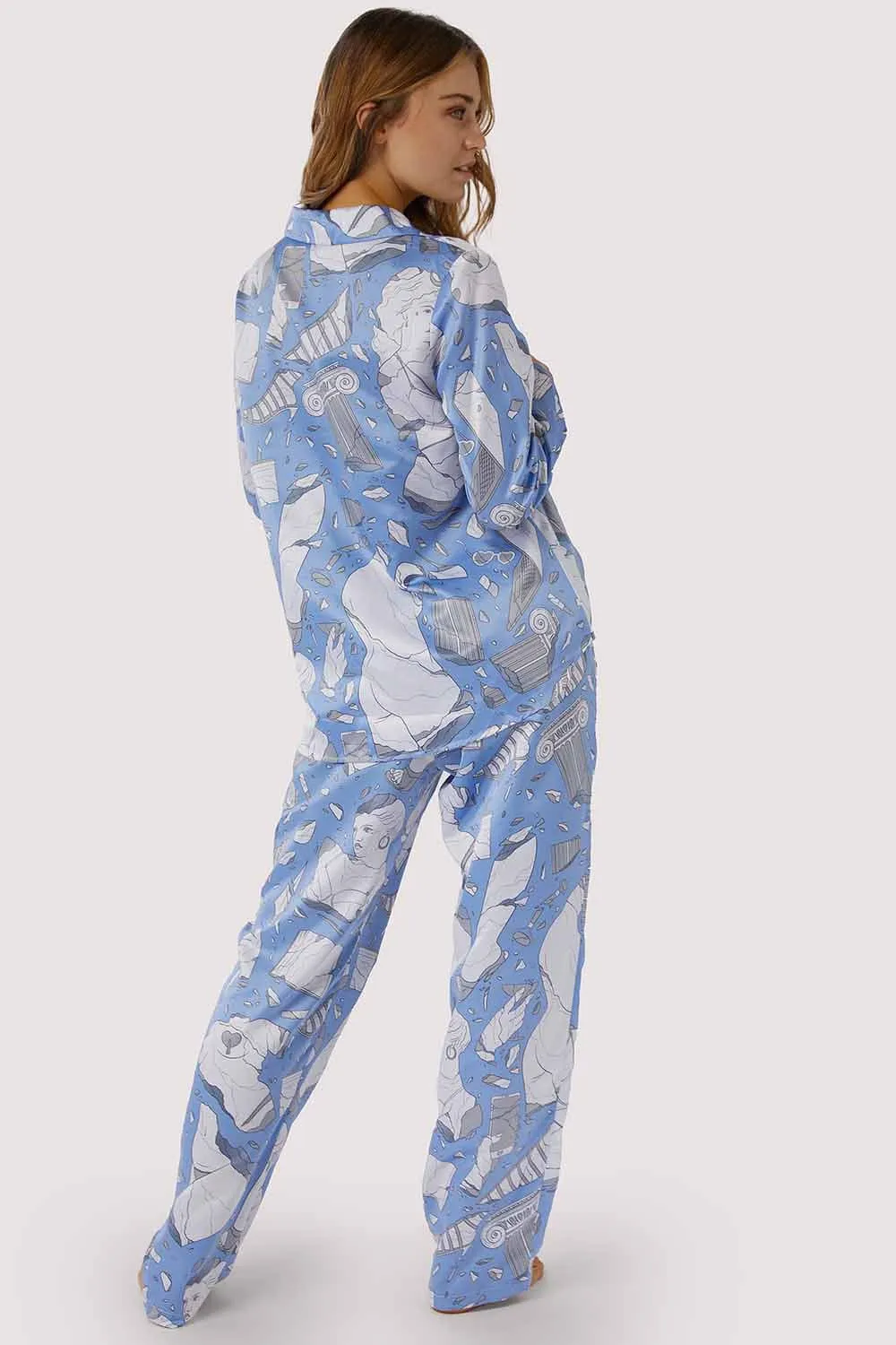 Logan Spector Statues Long Pyjama Shirt. . Size UK 16