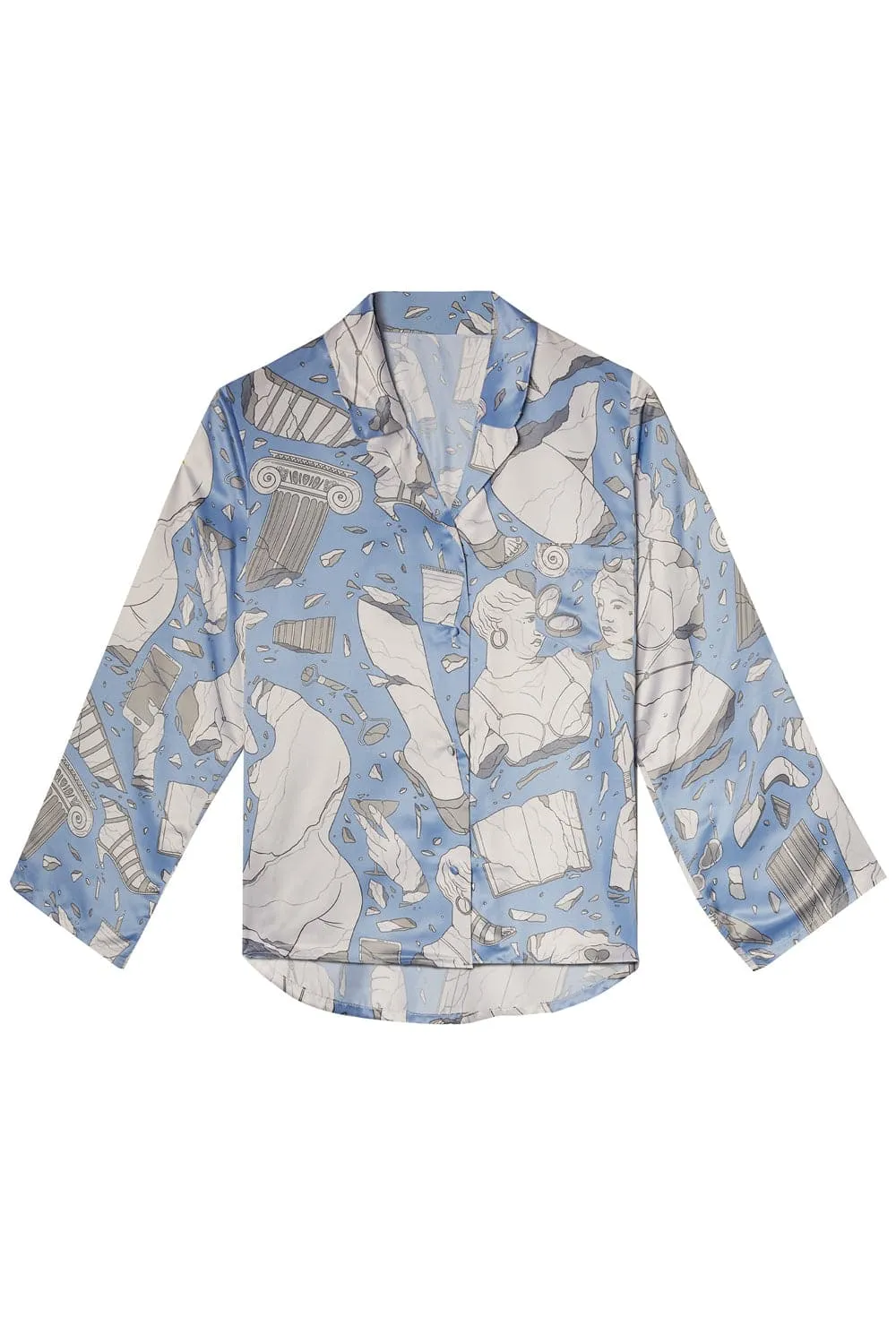 Logan Spector Statues Long Pyjama Shirt. . Size UK 16