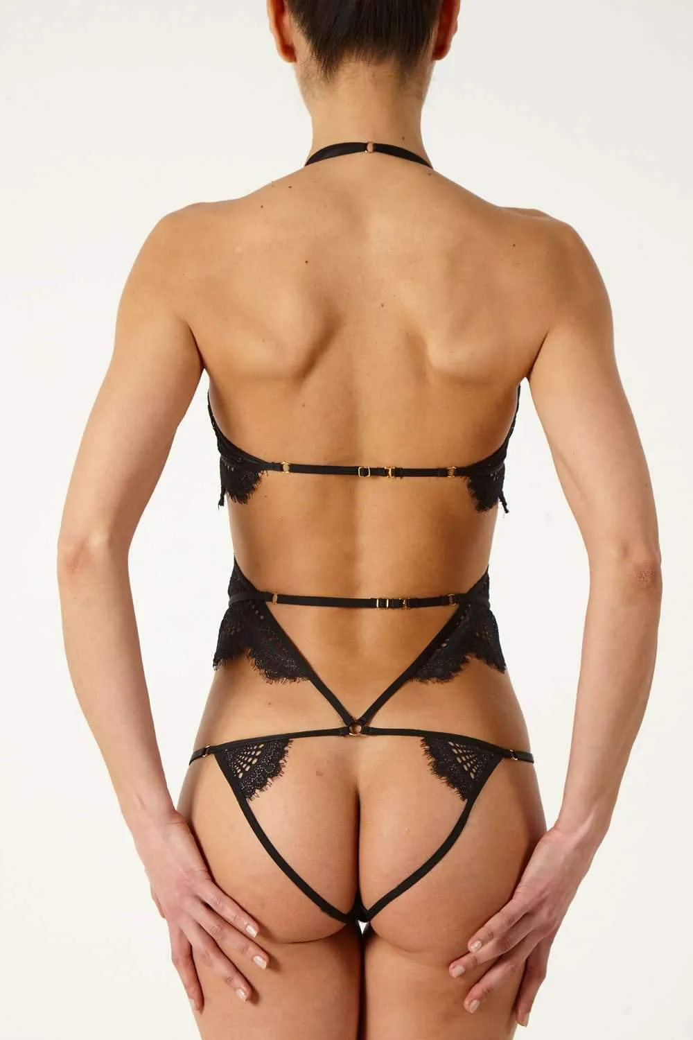 Madame Rve Naked Back Bodysuit. Size L (UK 14)
