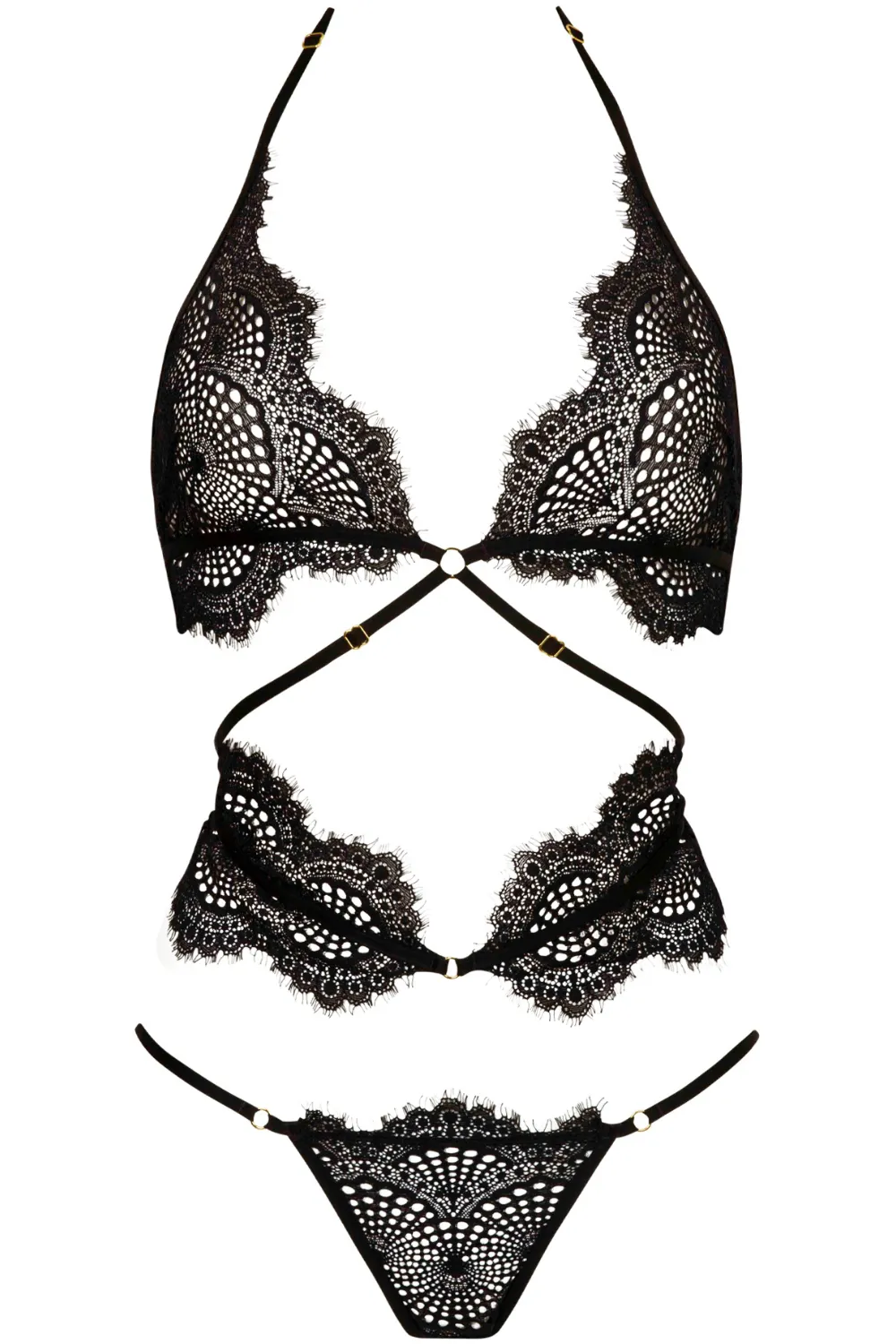Madame Rve Naked Back Bodysuit. Size L (UK 14)