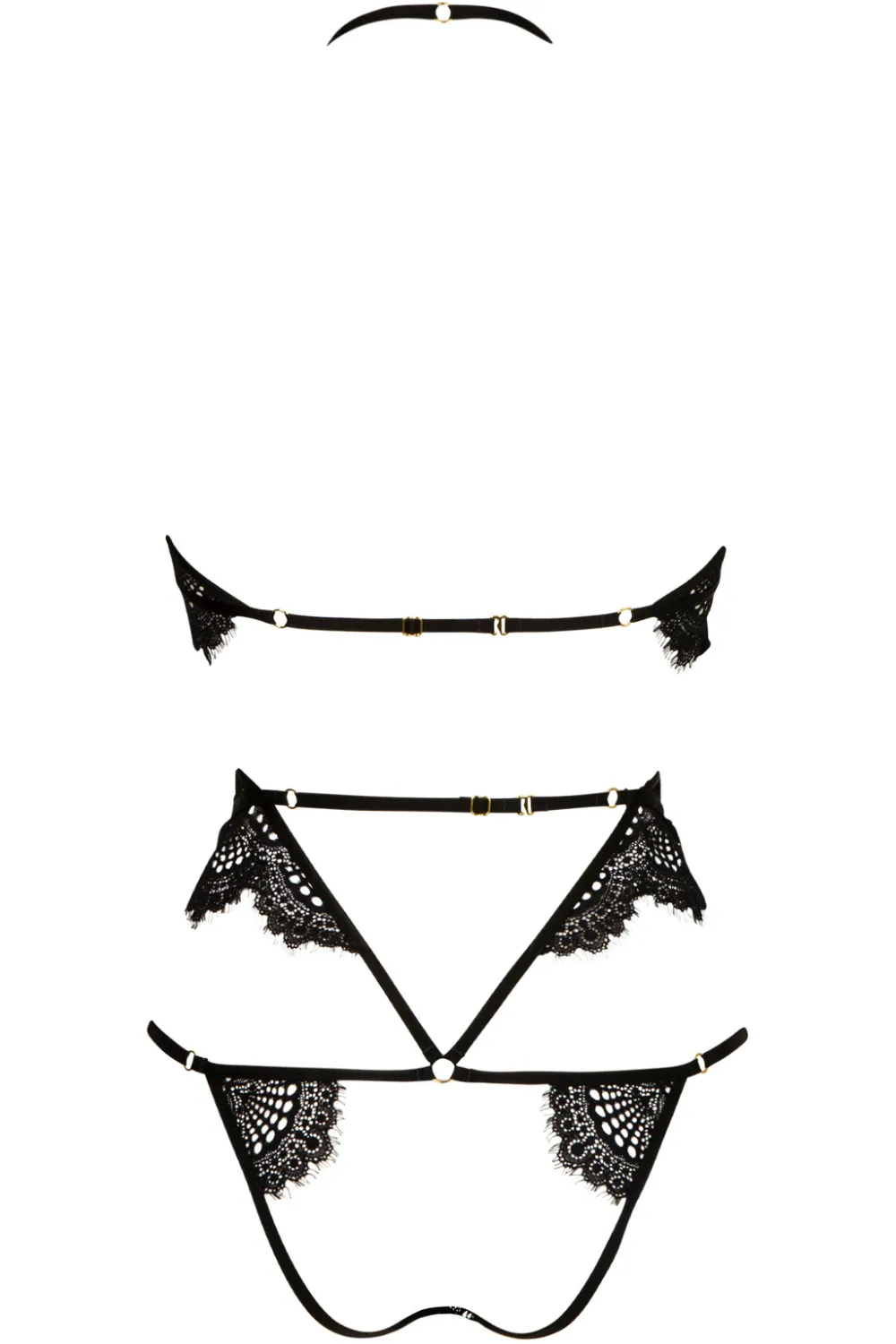Madame Rve Naked Back Bodysuit. Size L (UK 14)