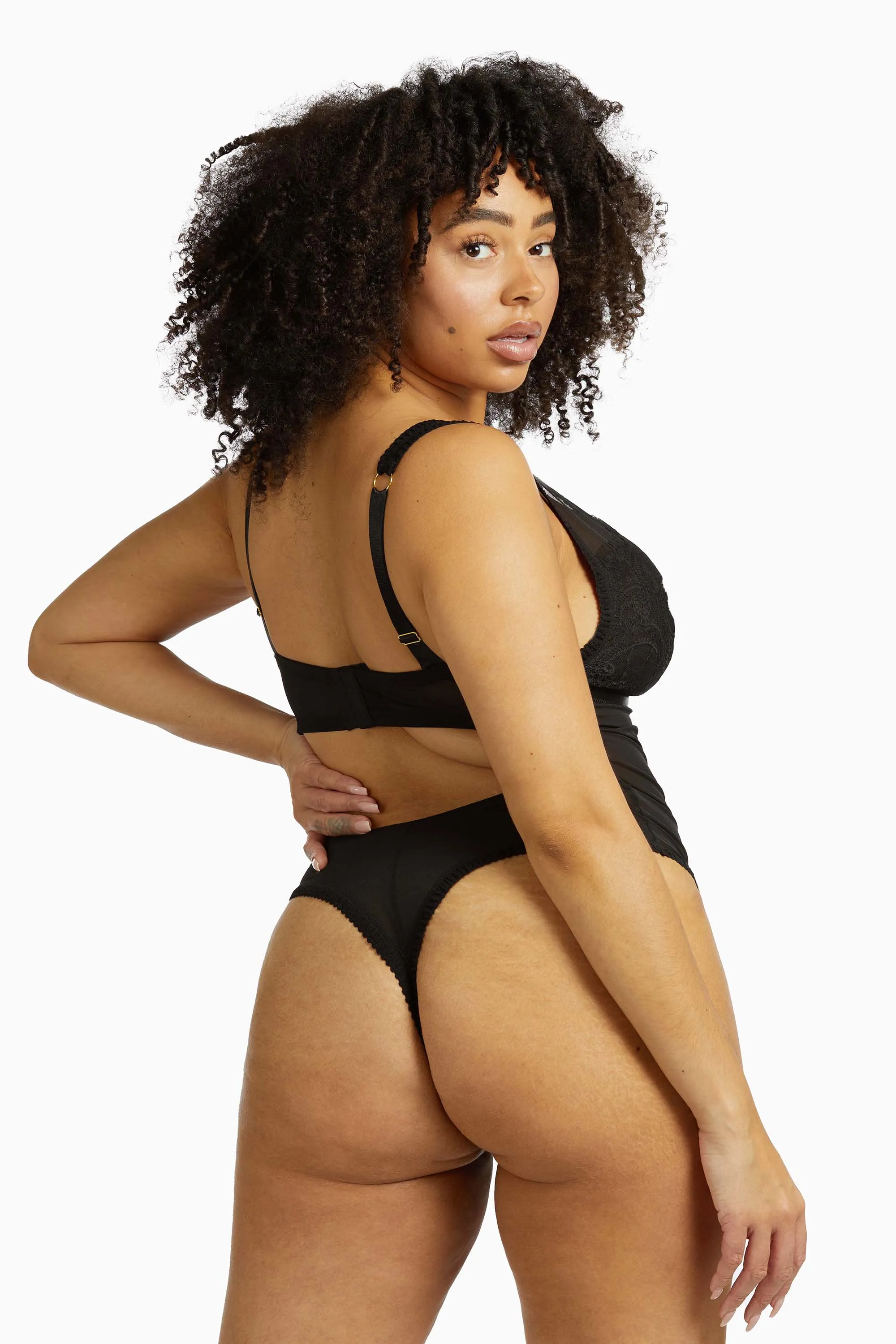Niamh Deep Plunge Strappy Body