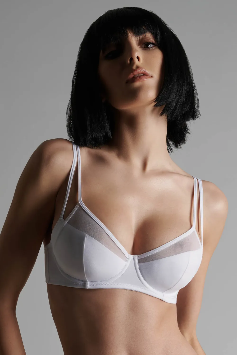 Pure Tentation Push Up Bra White