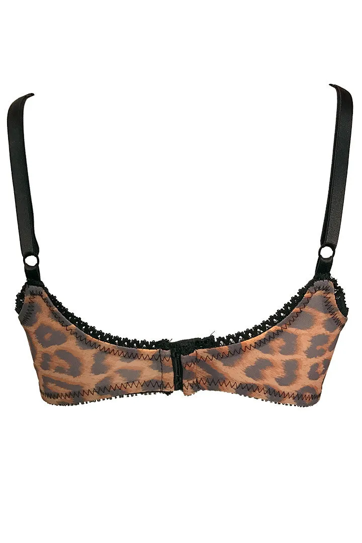 Scarlet Leopard Molded Cup Bra