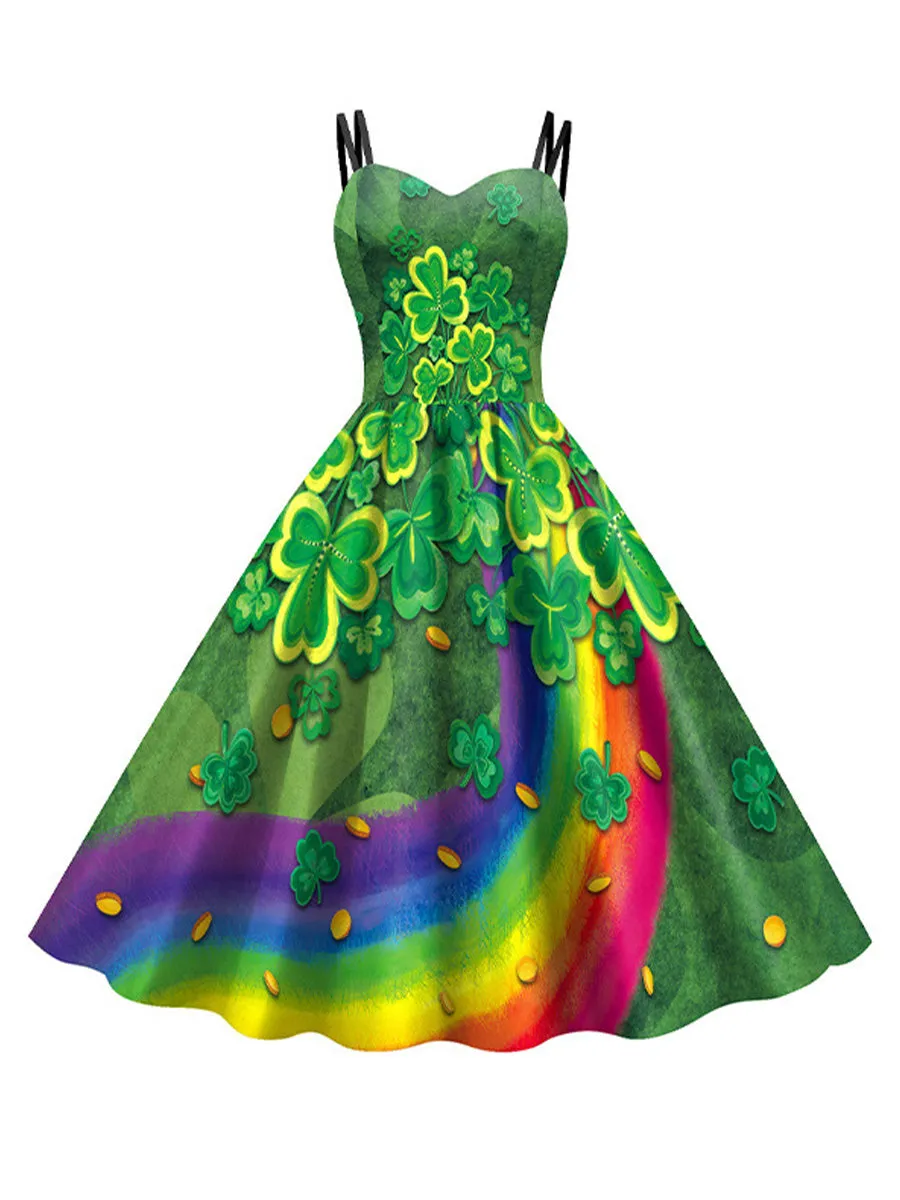 Sexy Clover Leprechaun Dress