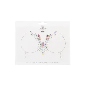 Shots Bliss Dazzling V Cleavage Bling Sticker O/S