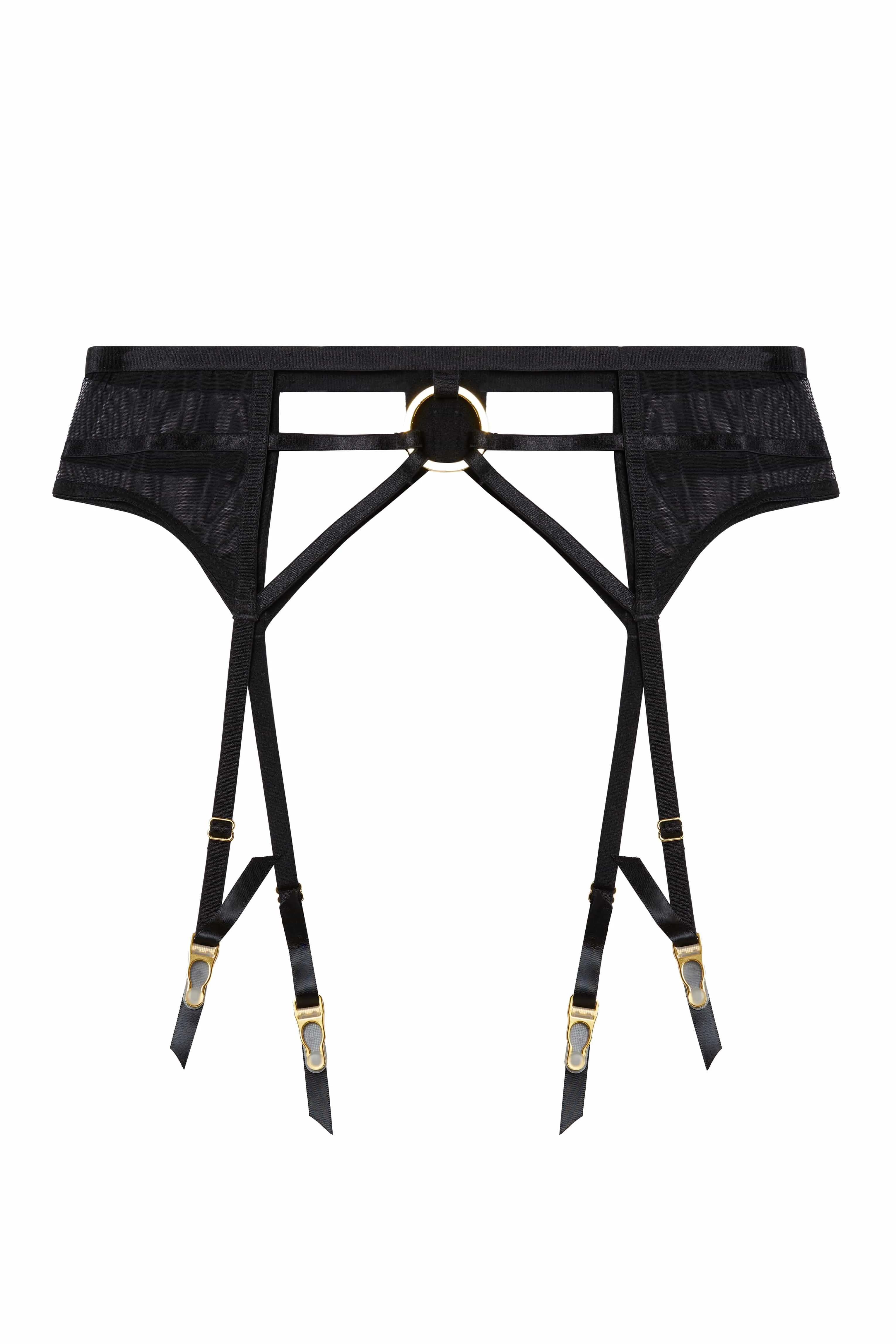 Sierra Black Gold Ring Suspender