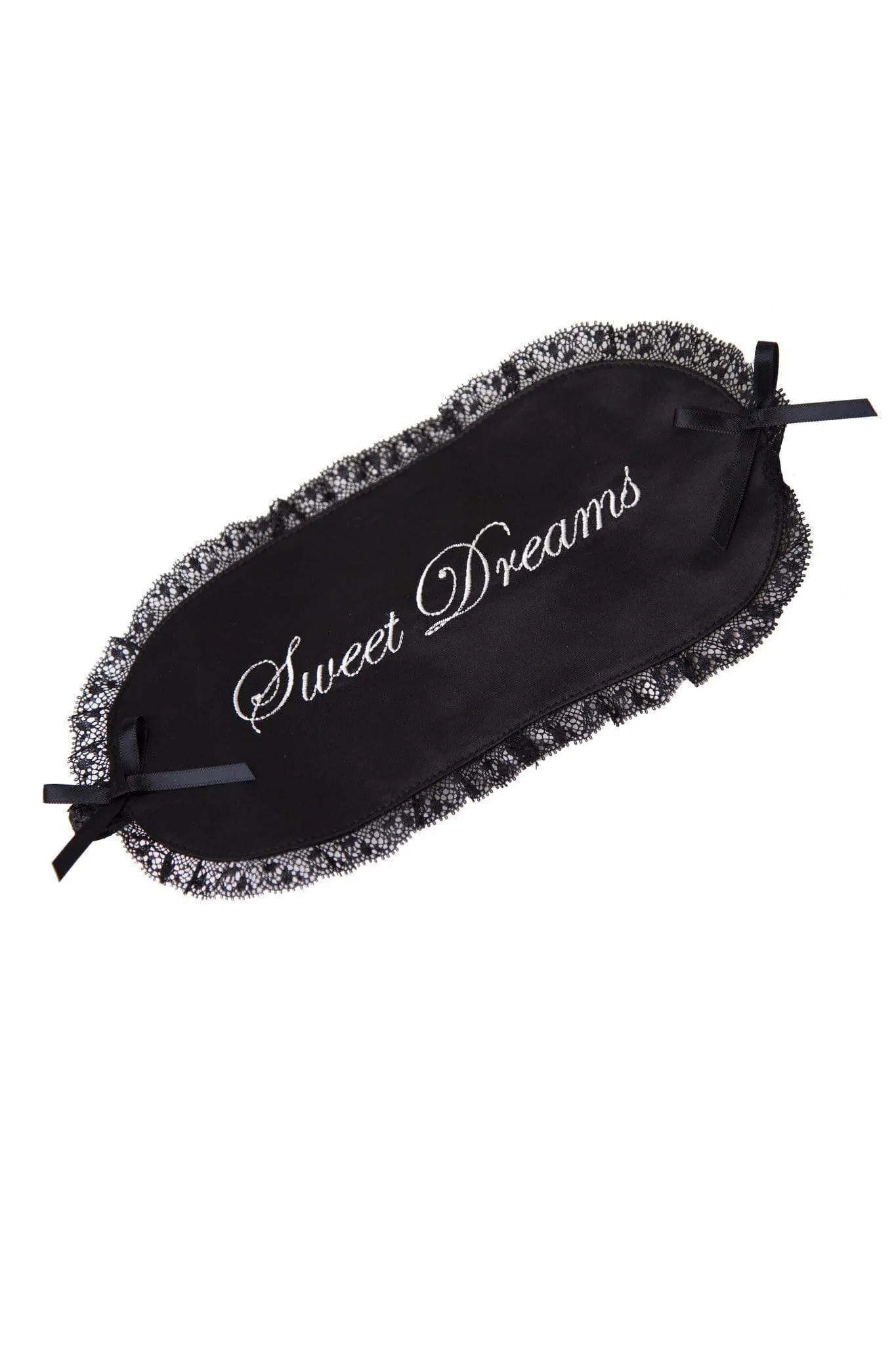 Sweet Dreams Black and Ivory Eye Mask