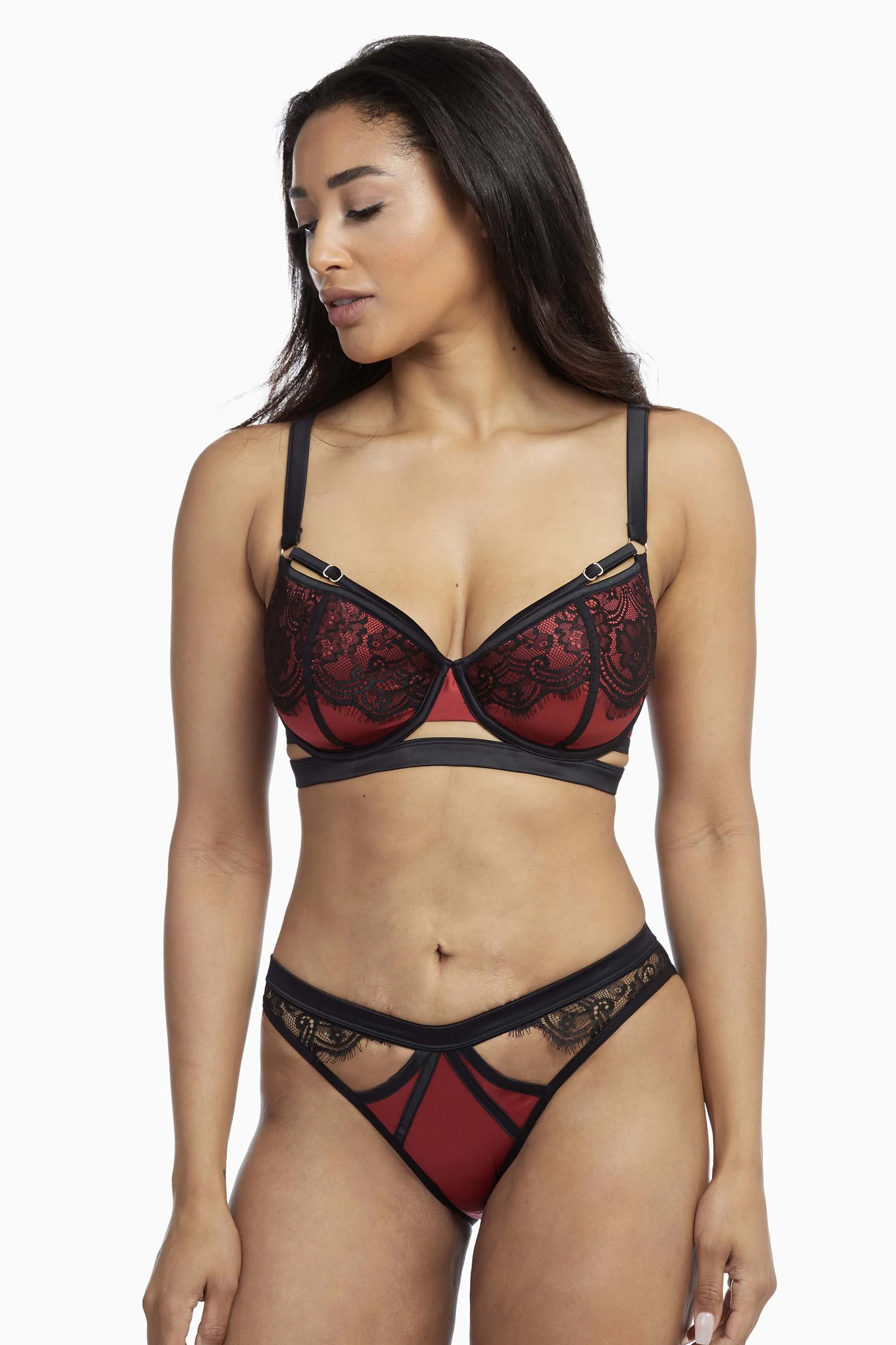 Tasmin Ruby Lace Bra
