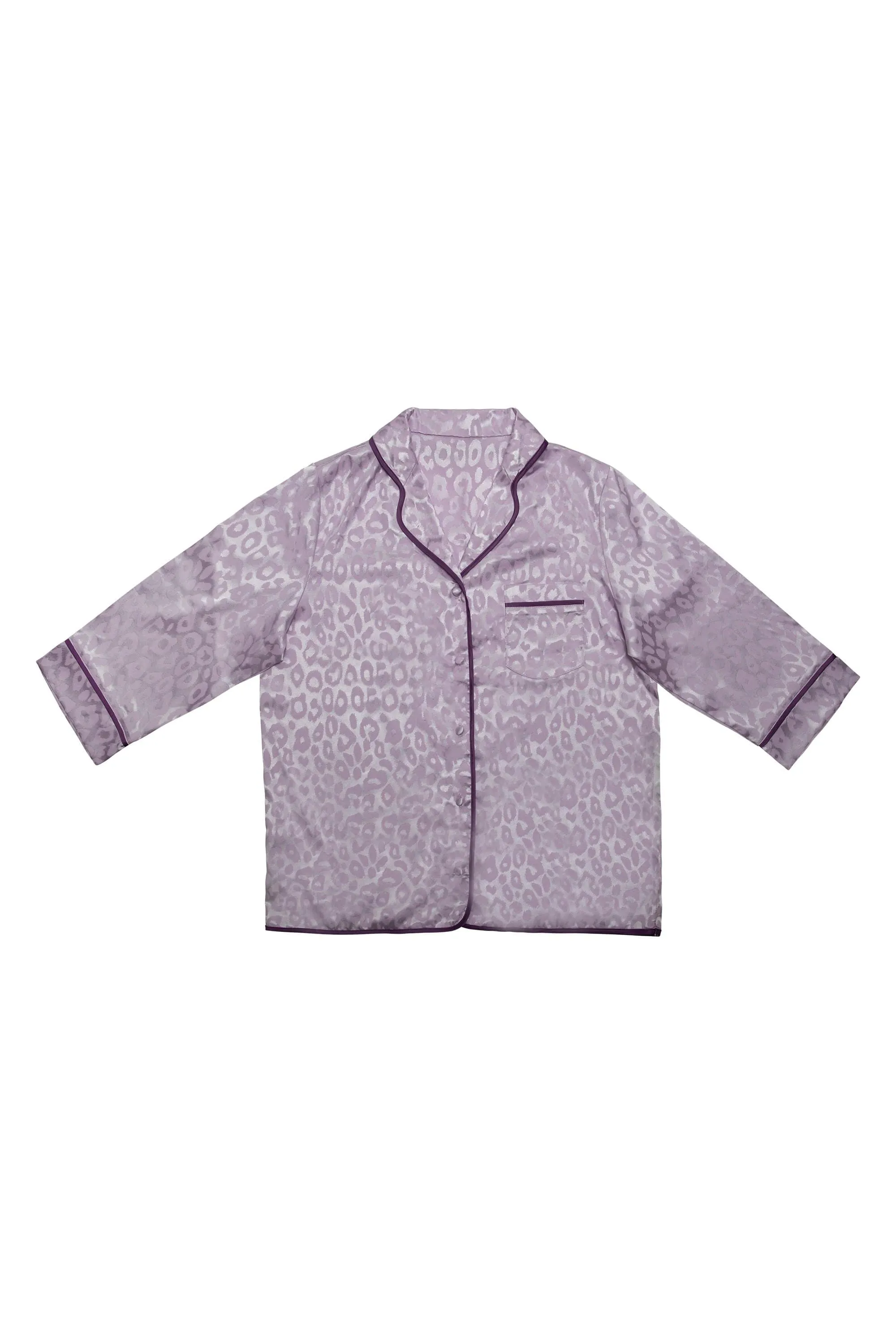 Wolf & Whistle Tracey Lilac Leopard PJ Set